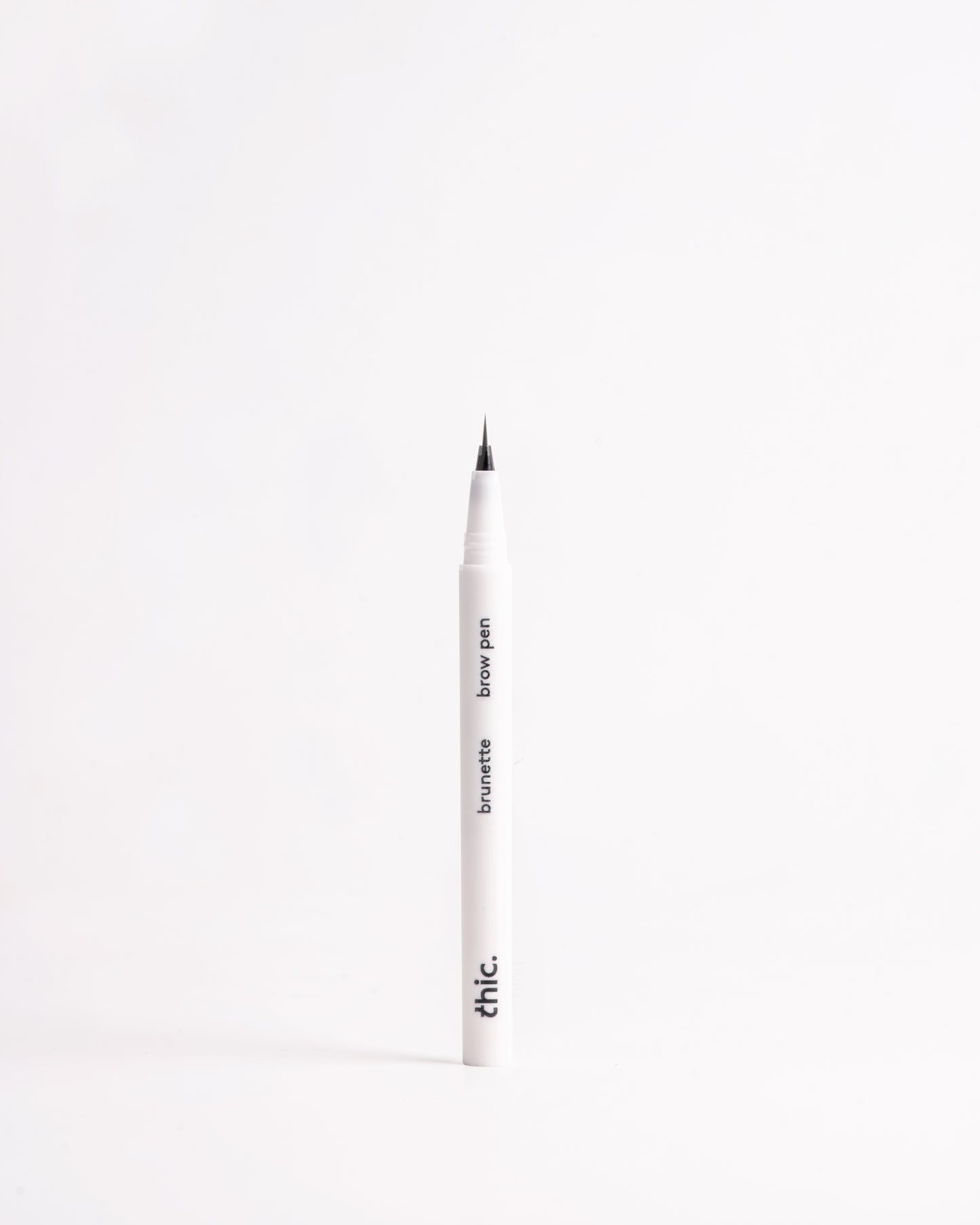 Thic Brow brow pen in use — natural hair-stroke brow finish