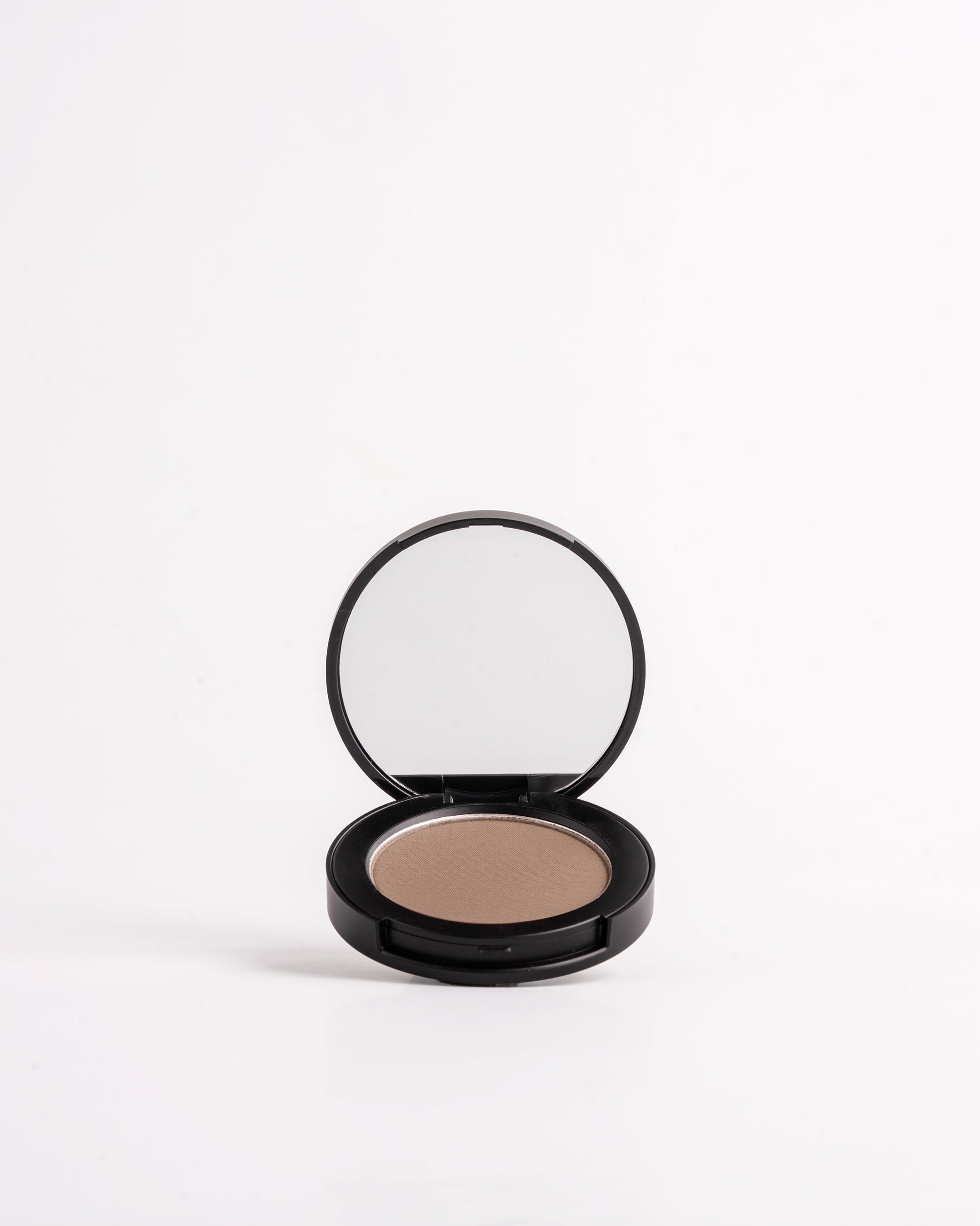 Thic Brow powder compact in taupe — natural brow fill, compact size