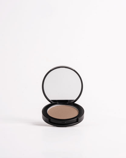Thic Brow powder compact in taupe — natural brow fill, compact size